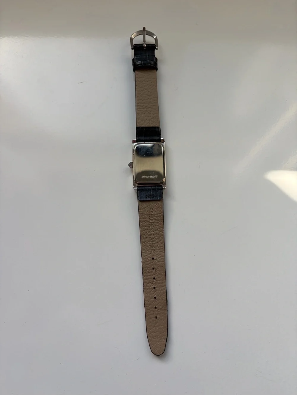 Coldwater Creek Women’s Watch/ 24mm Case/ Black Leather Band/ Works/ New Battery